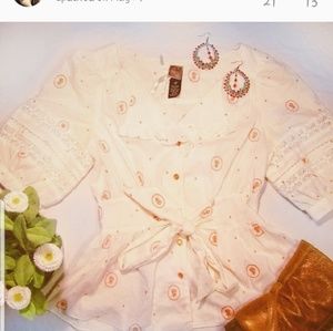 Anthropologie Bohemian blouse